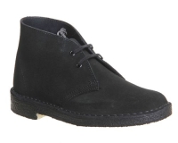 Clarks Originals Desert Boots Black Suede
